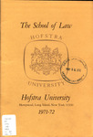 Law School Bulletin 1971-72 by Hofstra University School of Law