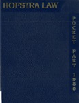Pocket Part 1980 by Hofstra School of Law and Vicki Lindgren Ed.