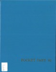 Pocket Part 1982 by Hofstra School of Law and Robert Keith Fischl Ed.